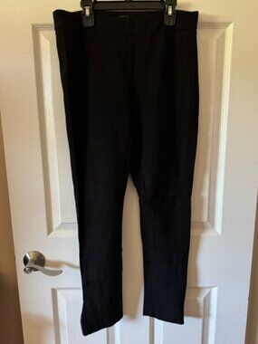 Dalia Black Pull-on Pants‎ Size 8